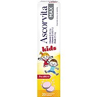 Ascorvita Max Kids 20 effervescent tablets - Vitamins