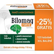 Bilomag Forte + 25% extra 120 capsules - Ginkgo Biloba
