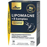 Vitar Kings Lipomagne + B complex, 20 sachets - Magnesium