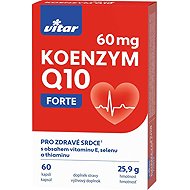 Vitar Coenzyme Q10 60 mg + E + Se + thiamine 60 capsules - Coenzym Q10