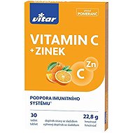Vitar Vitamin C + Zinc 30 tablets - Vitamin C
