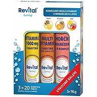 Revital Tripple pack 3 × 20 tablets - 3 flavours - Multivitamin