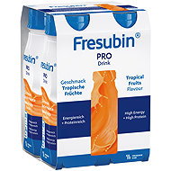Fresubin PRO Drink tropical fruit 4 × 200 ml - Food for Special Medical Purposes