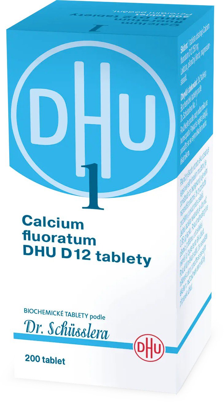 DR. SCHÜSSLERA Calcium fluoratum DHU D12 200 tablets - Homeopathic Remedies