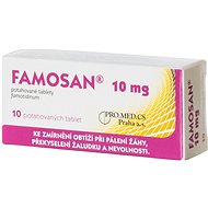 Famosan 10 mg 10 coated tablets - Medicinal Product
