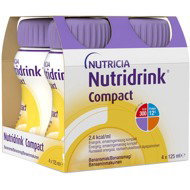 Nutridrink Compact with banana flavour 4x125 ml - Food for Special Medical Purposes
