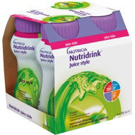 Nutridrink Juice style with apple flavour 4 × 200 ml - Food for Special Medical Purposes
