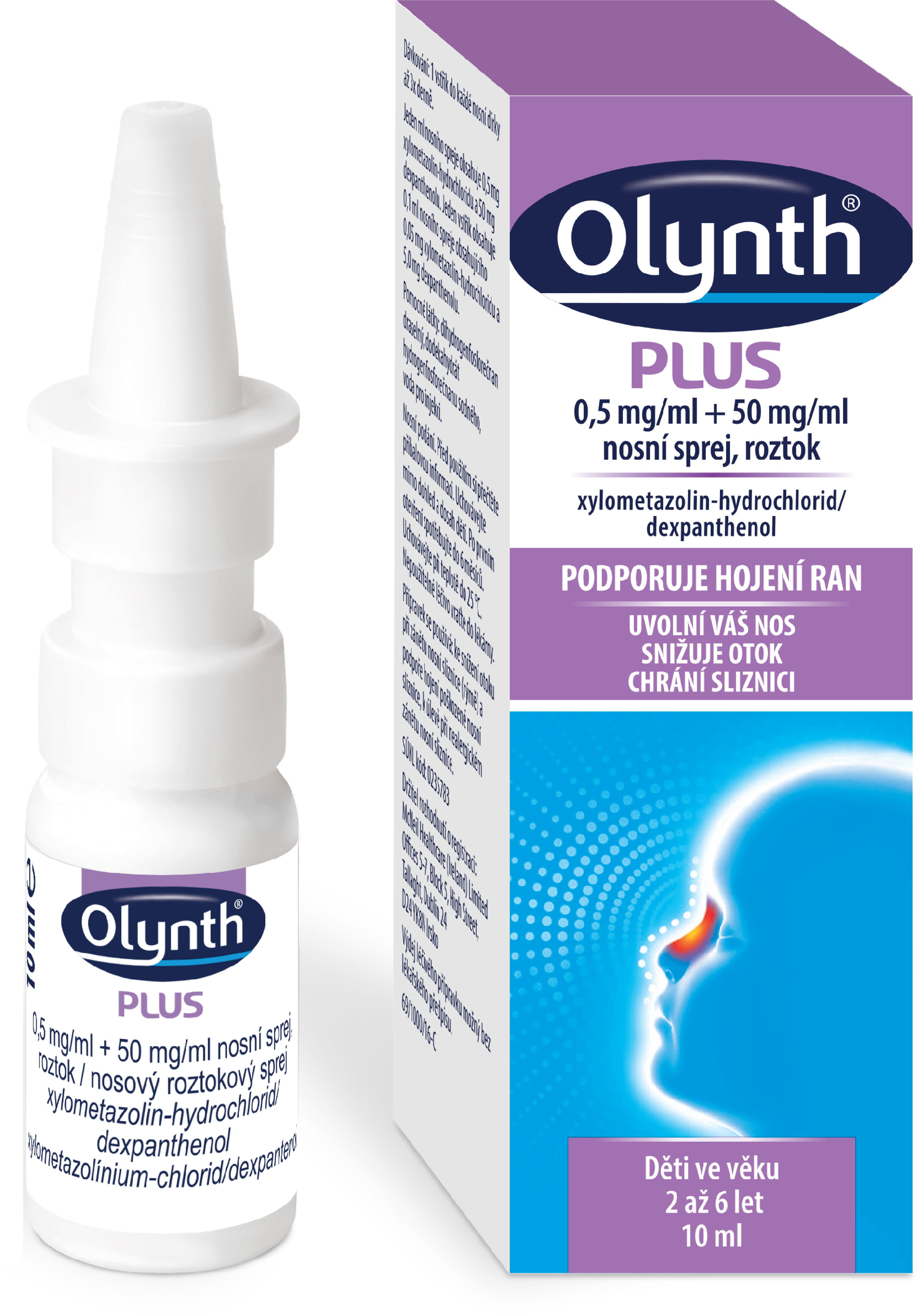 Olynth Plus 0,5 mg/ml + 50 mg/ml nasal spray, solution 10 ml - Medicinal Product