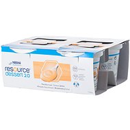 Resource Dessert 2.0 peach 4 × 125 g - Food for Special Medical Purposes
