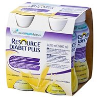 Resource Diabet Plus Vanilla 4 × 200 ml - Food for Special Medical Purposes