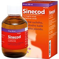 Sinecod 1.5 mg/ml, dry cough syrup 200 ml - Medicinal Product