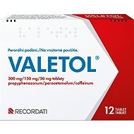 Valetol 12 tablets - Medicinal Product