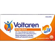 Voltaren Actigo Extra 25 mg pain relief tablets 20 pcs - Medicinal Product