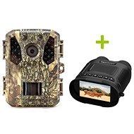 OXE Gepard II Fotofalle und OXE DV29 Nachtsicht-Fernglas + 32 GB SD-Karte und 4 Batterien GRATIS - Wildkamera
