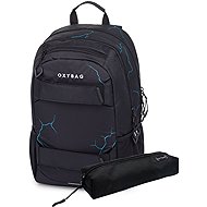 OXYBAG Student backpack + case Oxy Sport Abstract - Backpack