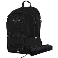Oxybag Student Backpack + Case Oxy Sport Font White - Backpack