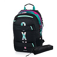 OXYBAG Student backpack + case Oxy Sport Tropic - School Backpack