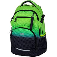 OXYBAG School Backpack Oxy Ombre Black- green - School Backpack