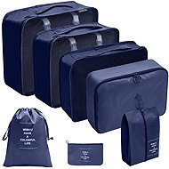 Livefy LuxePack travel organiser set 7 pcs, blue - Packing Cubes