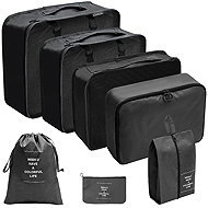 Livefy LuxePack travel organizer set 7 pcs, black - Packing Cubes