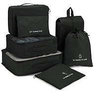 Kufryplus SN1356 Travel organizer set black - Packing Cubes