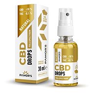 10% CBD drops Natural 30 ml Pamors - CBD