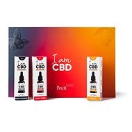 I am CBD Gift Fruit box - 3x Full Spectrum CBD drops 15% flavored - CBD