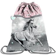 PASO backpack duffle bag with front pocket Horse - Drawstring Bag