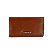 Women's leather wallet SEGALI 3305 CD cognac - Wallet