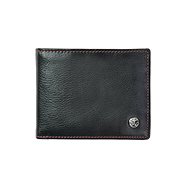 Men's leather wallet SEGALI 907 114 026 black/red - Wallet