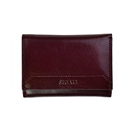 Women's leather wallet SEGALI 100 B cherry red - Wallet