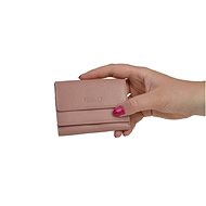 Women's leather wallet SEGALI 1756 baby pink - Wallet