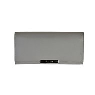 Women's leather wallet SEGALI 7066 grey - Wallet