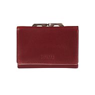 Women's leather wallet SEGALI 870 portwine - Wallet
