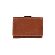 Women's leather wallet SEGALI 870 cognac - Wallet