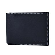 Dollar bag leather SEGALI 1751 dark black - Wallet