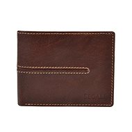Men's leather wallet SEGALI 7105 brown - Wallet