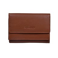 Women's leather wallet SEGALI 1756 cognac - Wallet