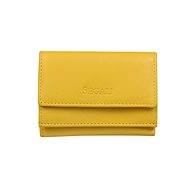 Women's leather wallet SEGALI 1756 yellow - Wallet