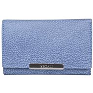 Women's leather wallet SEGALI 7074 celestial - Wallet