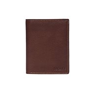 Men's leather wallet SEGALI 81046 brown - Wallet