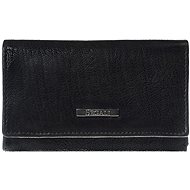 Women's leather wallet SEGALI 3305 CD black - Wallet