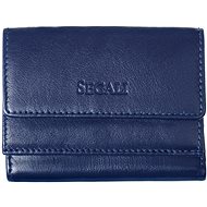 Women's leather wallet SEGALI 1756 blue - Wallet