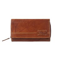 Women's leather wallet SEGALI 1770 tan - Wallet