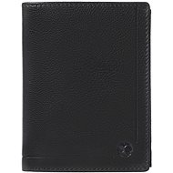 Men's leather wallet SEGALI 101 A black - Wallet