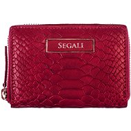 Women's leather wallet SEGALI 910 19 489 pink - Wallet