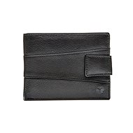 Men's leather wallet SEGALI 61325 black - Wallet