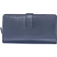 Women's leather wallet SEGALI 3489 grey - Wallet