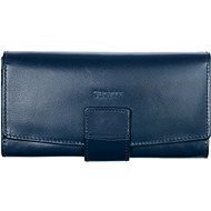 Women's leather wallet SEGALI 70090 blue - Wallet