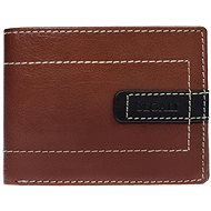 Men's leather wallet SEGALI 70078 cognac - Wallet